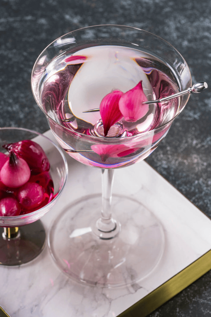 A cocktail served at Carversteak.